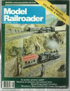Modelleisenbahn Juni 1985 Western Maryland Decapods Pläne Stahlbock Modelle - Bild 1 von 1