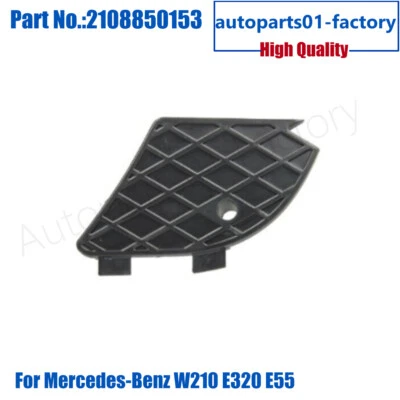 Cubierta de parrilla de parachoques inferior delantera izquierda 1 pieza para Mercedes Benz W210 E320 E55 AMG Foto 1 de 2