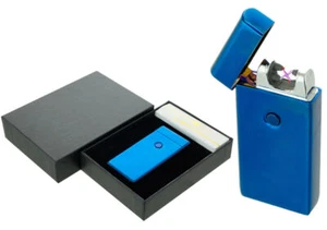 Dual Arc Electric USB Lighter Rechargeable Plasma Windproof Flameless Cigarette - Picture 1 of 1