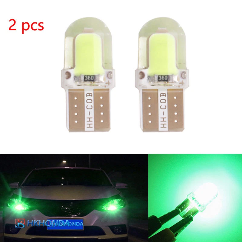 Placa de coche de gel de sílice COB de 2 piezas T10 168 194 W5W fdgfd fgdf Foto 1 de 4