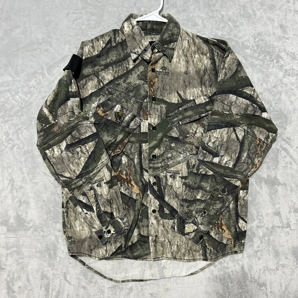 Scent Shield Shirt Mens M S3 Mossy Oak Camo Tree stand  Button Up Hunting - Image 1 of 4