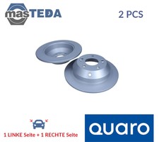 QD2785 BRAKE DISCS SET REAR QUARO 2PCS NEW OE QUALITY