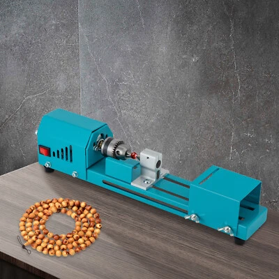 150W Miniature Mini Lathe Beads Machine DIY Polishing Woodworking Drill 12V/24V - Image 1 of 4