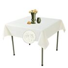Algaiety 2 Pack Waterproof Square Tablecloth 52 X 52 Inch Polyester Tableclot