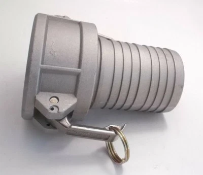 WorkSmart 3" Aluminum Cam Lever Female Coupler x 3" Hose Shank - Type C -  - Image 1 of 4