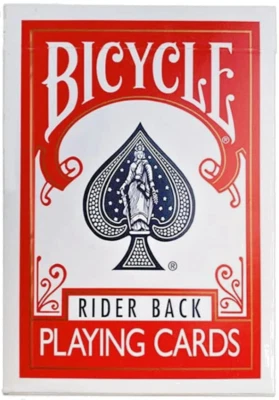 2 Decks of Red Bicycle Rider Back Playing Cards - Image 1 of 3