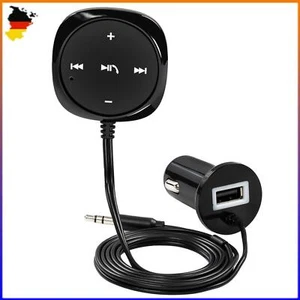 NEU Bluetooth Audio Receiver KFZ Adapter AUX Kabel Auto 3.5mm Klinke Empfänger - Bild 1 von 11