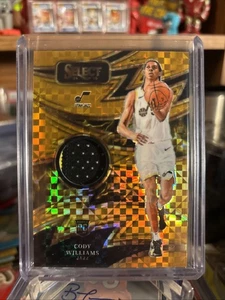 2024-25 Panini Select Cody Williams RC Rookie Gold Prizm Patch #4/10 SSP - Picture 1 of 2