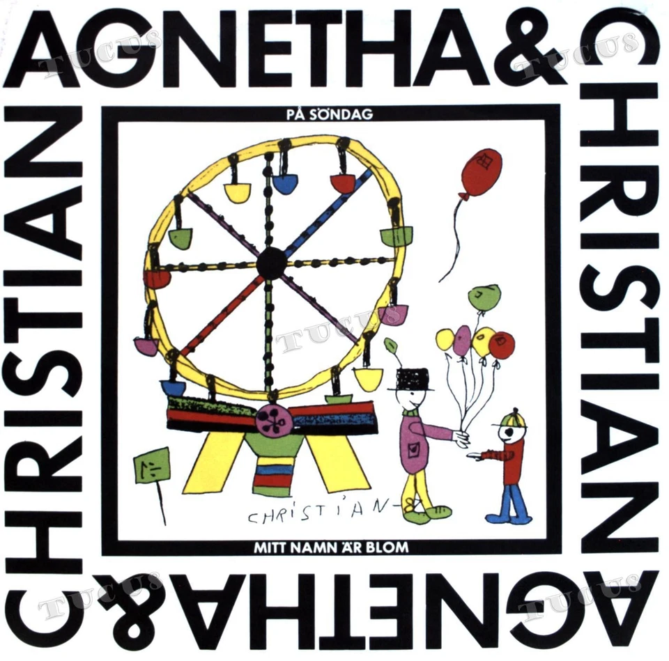 Agnetha Fältskog & Christian - På Söndag 7" (VG+) '* - Image 1 of 1