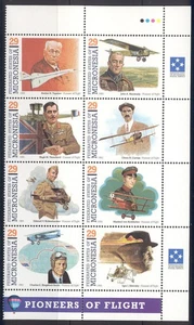 Mikronesien - postfrisch 1993 Pioneers of Flight 8er Bogen #155 CV 4,75 Lot #1 - Bild 1 von 1