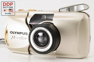 Cámara fotográfica compacta Olympus mju II 80 VF 35 mm 【OPCIONAL COMO NUEVA con correa】 De Japón #139 Foto 1 de 4