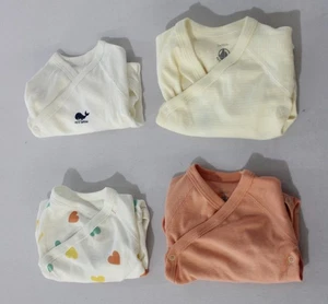 Paquete de 4 bodys de manga corta para bebé niña Petit Bateau BL1 multicolor talla 3M - Imagen 1 de 12