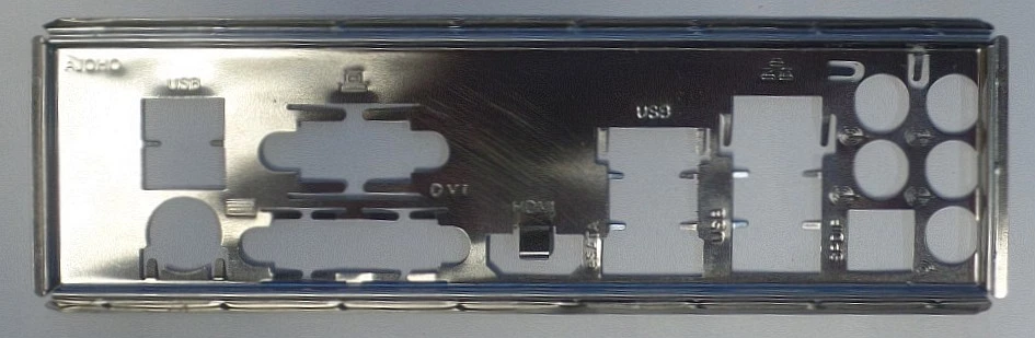 ASRock B75M-ITX - Blende - Slotblech - IO Shield   #110513 - Bild 1 von 1