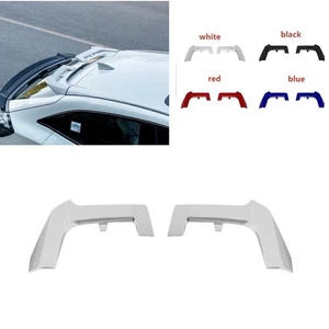 2PCS Rear Trunk Spoiler Wing Lip Trim For Honda Civic Hatchback 2017-2021 White - Picture 1 of 6