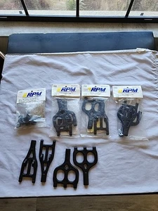 Rpm A-arms 80262 Steering Block 80032  Traxxas Tmaxx Emaxx Narrow Black  - Picture 1 of 10
