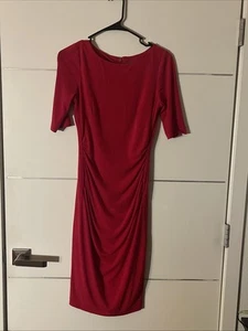 Vince Camuto rotes Kleid Größe 2 Ärmel - Bild 1 von 3