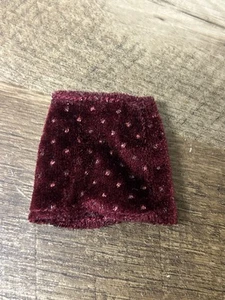Bratz Girlz Girls Doll Clothing Last Dance Fashion Pack Red Velvet Glitter Skirt - Picture 1 of 2