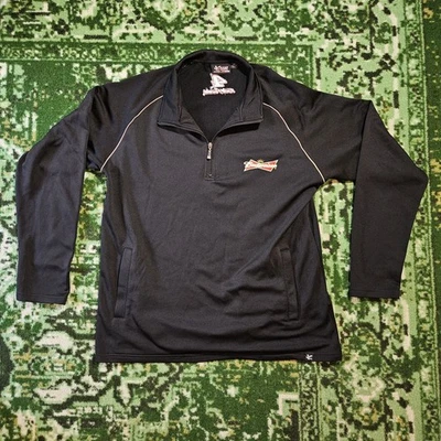 Chaqueta Chase Auténtica #4 Budweiser 1/4 Cremallera Talla Grande Kevin Harvick Nascar Race Foto 1 de 4