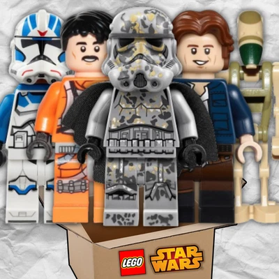 LEGO Bulk Minifigure Lot - 5 RANDOM FIGURES - 100% Genuine Lego Lot (Star Wars) - Image 1 of 2