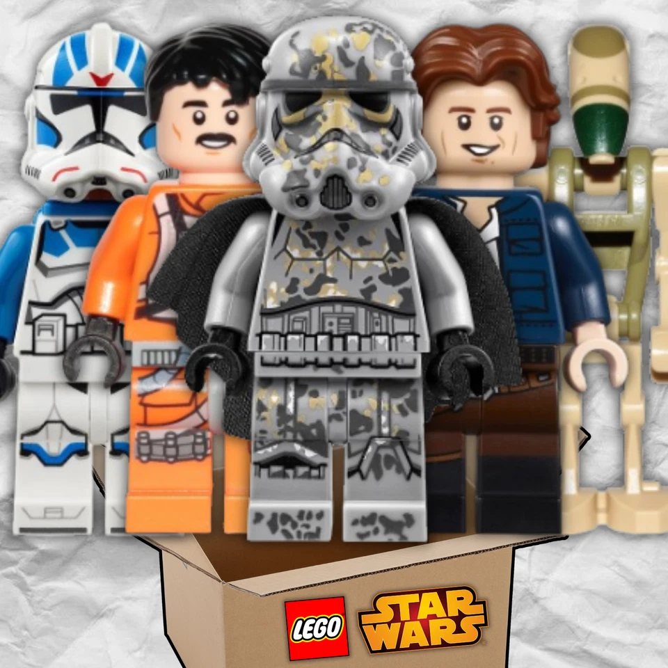 LEGO Bulk Minifigure Lot - 5 RANDOM FIGURES - 100% Genuine Lego Lot (Star Wars) - Image 1 of 2
