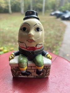 Vintage Humpty Dumpty aufklappbare Schmuckschatulle direkte Verbindungen 1997 - Bild 1 von 7