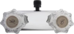 American Motorhome RV Shower Tap - Chrome With Clear Handles DF-SA100A-CP - Picture 1 of 2