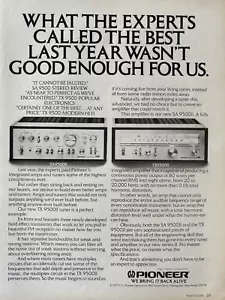 1978 Pioneer SA950011 TX950011 Amplifiers Radio Electronics Vintage Print Ad - Picture 1 of 1