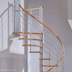 Spindeltreppe Intercon Caparo | Stufen in Eiche - Bild 1 von 12