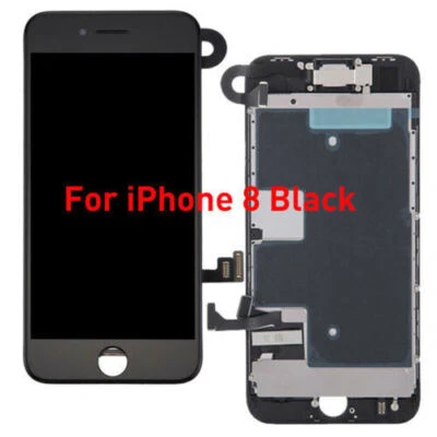 For iPhone 8 / SE2 2020 Full Complete LCD Display Touch Screen Digitizer +Camera - Image 1 of 4