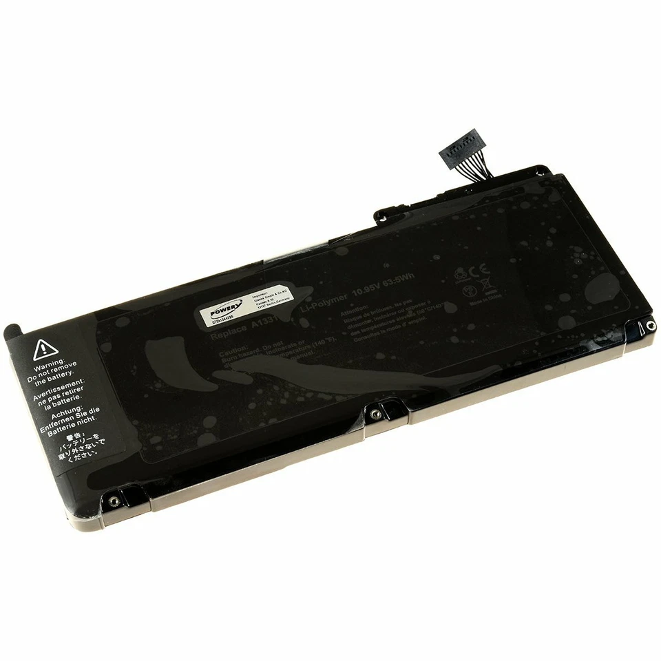 Akku für Apple MacBook Pro MC024LL/A 17 10,95V 5800mAh/63,5Wh Li-Polymer Schwarz - Bild 1 von 1