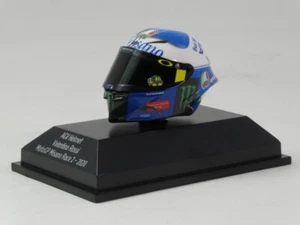 Minichamps Valentino Rossi AGV Helmet MotoGP Misano Race 2 2020 1/8 399200086 - Picture 1 of 2