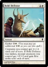 BOLD DEFENSE Zendikar MTG Magic the Gathering Cards DJMagic