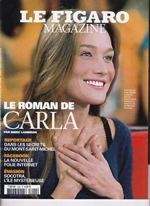 LE FIGARO MAGAZINE CARLA BRUNI_MONT SAINT MICHEL_FACEBOOK Decembre 2007 ©TBC - Picture 1 of 1