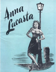 ANNA LUCASTA Souvenir Program 1st Run - 2nd Cast - Ruby Hill 1945  - Picture 1 of 3