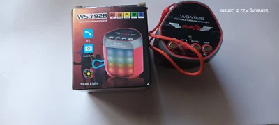 Radio Mini Speaker Portatile Cassa Bluetooth WS-Y92B FM Radio Lettore SD USB - Immagine 1 di 3