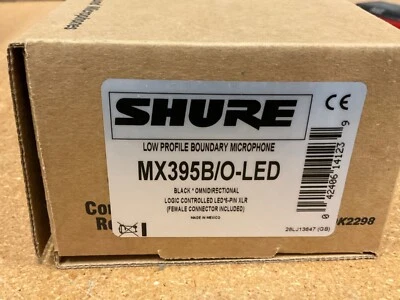 Shure MX395B/O-LED D Microflex Low-Profile Omnidirectional Boundary Microphone - Image 1 of 2