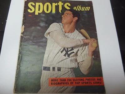 1948 SPORTS ALBUM MAGAZINE JOE DIMAGGIO COVER RARE THE 150 EXCITING PHOTOS, BIOS - Image 1 of 2