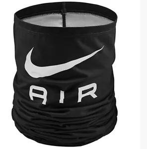 NIKE AIR NECK WRAP BLACK SPORTS BREATHABLE SNOOD RUNNING FOOTBALL NEW ONE SIZE - Picture 1 of 4