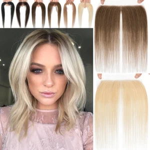 100% Virgin Human Hair Frontal Women's Hairline Hairpiece Lace Topper Patches - Picture 1 of 24