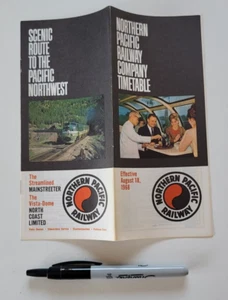 1968 Northern Pacific Railway Company Timetable Vista Dome Pacific Northwest - Picture 1 of 7