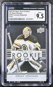 2021-22 Upper Deck Ovation Glass Rookies GOLD JEREMY SWAYMAN CGC 9.5 MINT+ RC - Picture 1 of 2