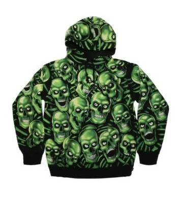 SUPREME S/S '18 Skull Pile Hoodie Men's size Large - Image 1 of 4