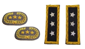 American Civil War ACW Confederate Grey And Union Lt General Insignia Sets NEW - Picture 1 of 5