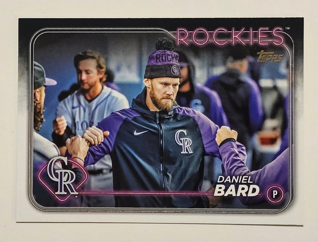2024 Topps Series 1 Daniel Bard Golden Mirror SSP #320 Rockies