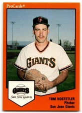 1989 ProCards Tom Hostetler San Jose Giants #444