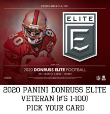 2020 Panini Donruss Elite Veteran Base - Pick Your Card - Free Shipping 