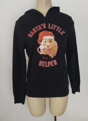 Sudadera con capucha polar Justice Santa's Little Helper para niña talla 12 Foto 1 de 4