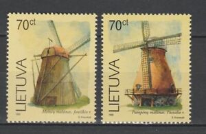 Lithuania 1999 Windmills 2 MNH stamps
