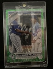 2022 TOPPS SLUGGER REUNION GREEN FOIL FRANCO GUERRERO JR. /499