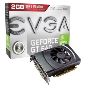 EVGA NVIDIA GeForce GT640 (02G-P4-2645-KR) 2 GB DDR3 SDRAM PCI Express 3.0 x16 - Picture 1 of 3